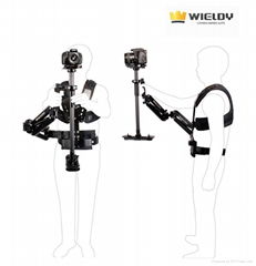 Wieldy 1-7Kg Carbon Fiber Stabilizer Support Dual Arm Vest for Taking Video