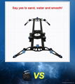 Wieldy carbon fiber mini DSLR video camera slider for 5D2 5D3 4