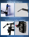 Wieldy carbon fiber mini DSLR video camera slider for 5D2 5D3 5