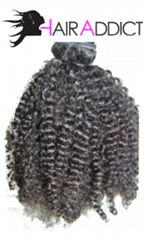 Virgin Mongolian Kinky Curly Hair 3 Bundle Deal