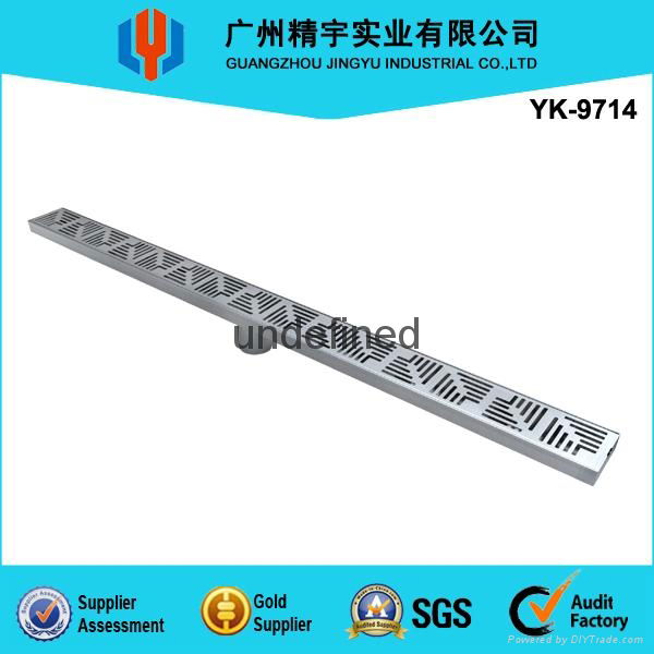 Fashion Design AISI304/316 Stainless Steel Decorative Long Floor Drain