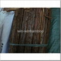 Double-sided fir bark fence for gardening fencing 4