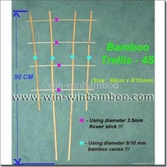 Garden bamboo trellis for horticulture