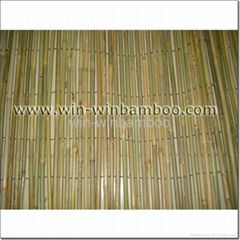 garden bamboo fences of wire lines woven