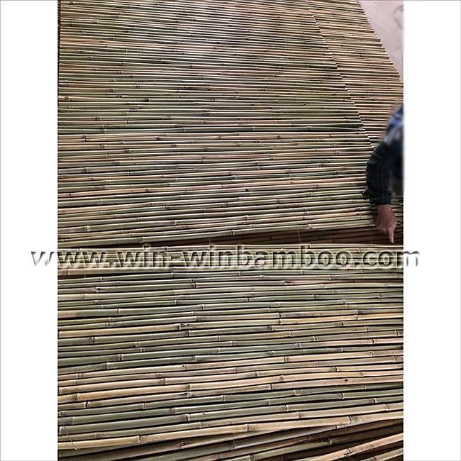 Bamboo fences for gardening wall fencings-wire woven inside canes 5