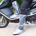 Waterproof men`s motorcycle PVC high boot cover 1