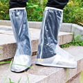 Waterproof men`s motorcycle PVC high boot cover 4