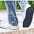 Waterproof men`s motorcycle PVC high boot cover 5