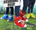 PVC shoe cover with printing for festival 1
