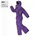 Custom wholesale waterproof ski jackets and pants set 5
