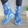 PVC ladies watreproof rain cover boots rain shoe covers  3