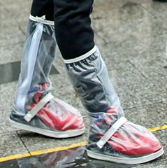 PVC transparent watreproof rain cover boots rain shoe covers 