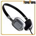 HP-6002 fashion mini headphone with gold surface 1