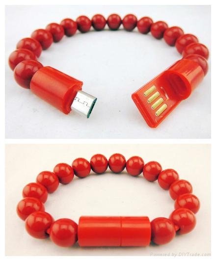 Budda beads style usb cable