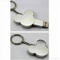 Customized Mickey shape usb flash drive 1