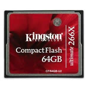 Kingston CompactFlash-Ultimate 266x CF 64GB-U2 Flash Card
