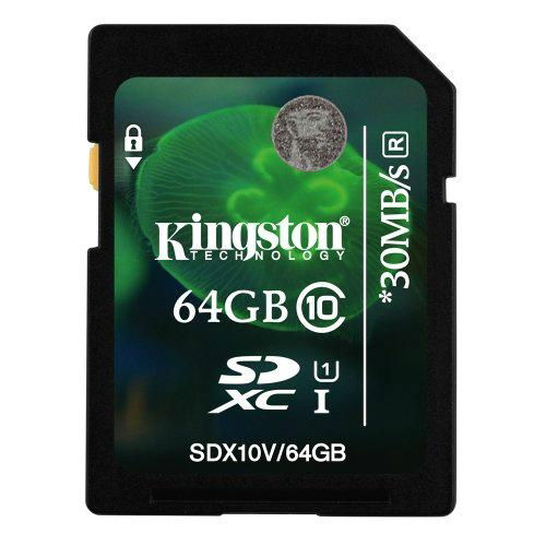 Kingston Class 10 UHS-I SDHC SD10V 64GB Flash Card