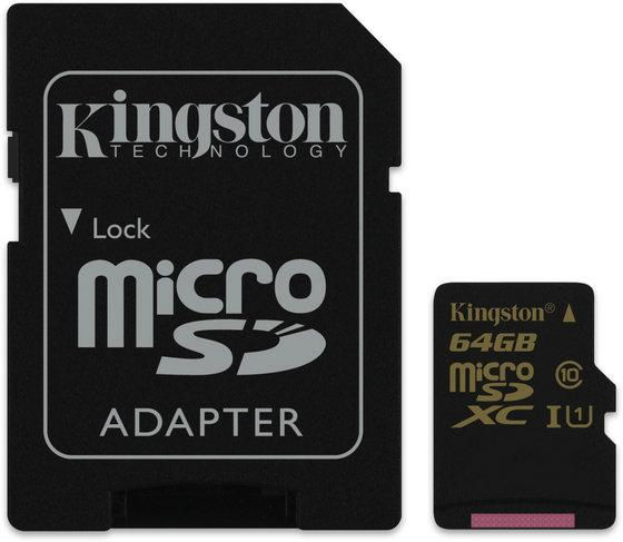 Kingston Micro Class 10 UHS-I 64GB SD Card