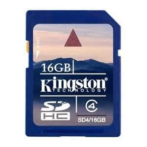 Kingston Class 4 SDHC SD4 16GB Memory Card