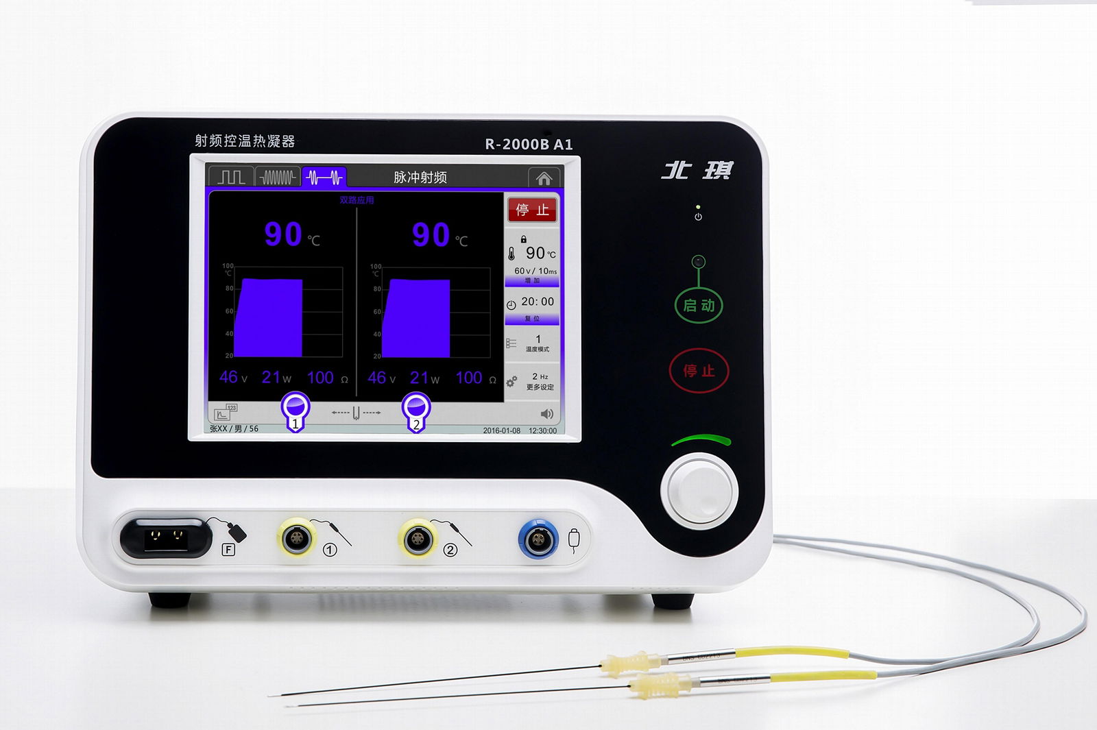 Pulsed RF lesion generator used for nerve rhizotomy  3