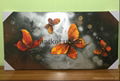 releif of butterflies hand-painted oil painting canvas 1