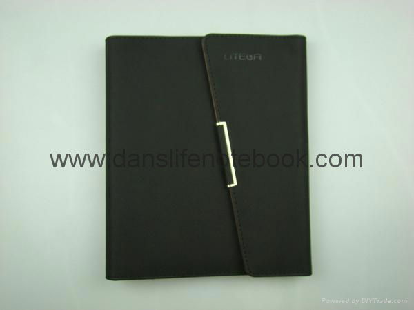 Textured PU leather cover agenda_China printing factory