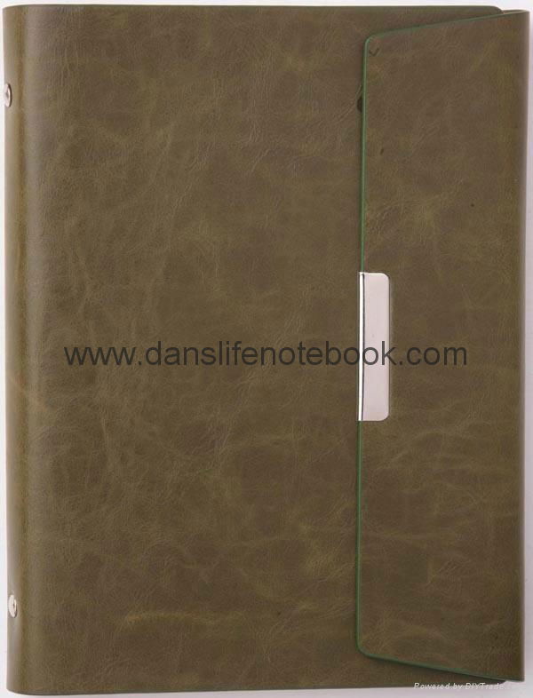 Textured PU leather cover agenda_China printing factory 5