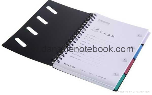 Printed cover wire-o notebook_China printing factory