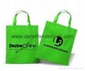 Tea promotional green color top quality non woven bag_China Printing Factory