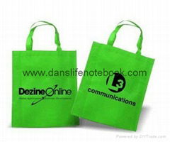 Tea promotional green color top quality non woven bag_China Printing Factory