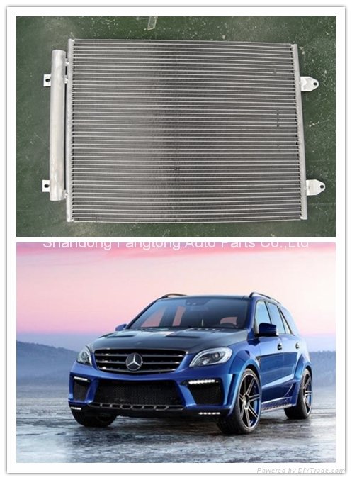 aluminum car condenser for Benz
