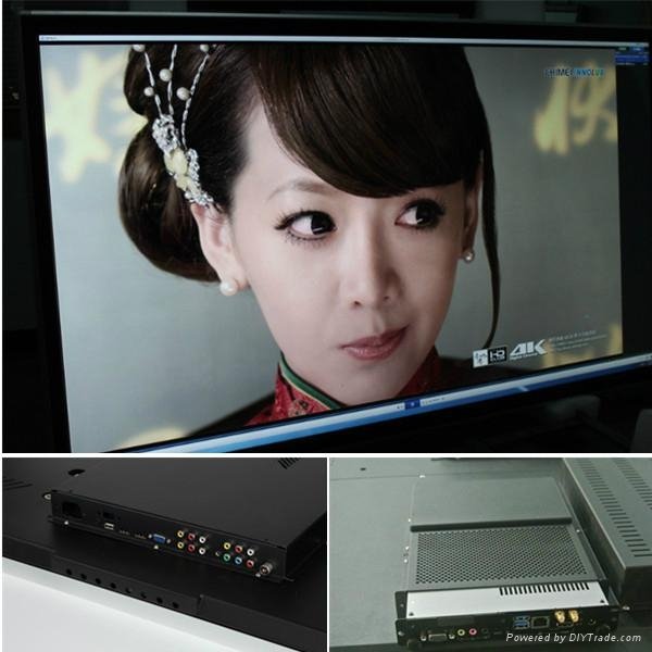 led touch screen monitor with front touch screen frame 