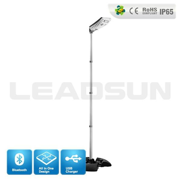 2015 best sales good supplier Integrated solar led pillar light 2