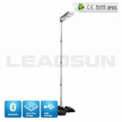 2015 Integrated solar power 3w led steet lights wall lamp outdoor light