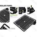 Long working time solar powered led work light solar garden led kit 4