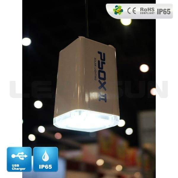 2015-2016 China Pbox mini power waterproof portable solar light indoor use 4