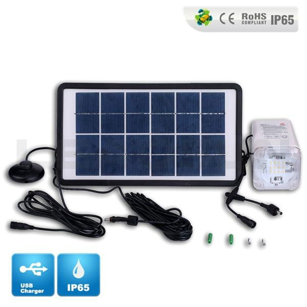 Pbox Automatically charge led mini solar light kits indoor use