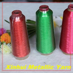 embroidery thread ST type silver metallic sparkle yarn knitting yarn