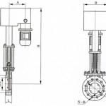 PZ973电动一体式浆液阀（电动刀型闸阀）