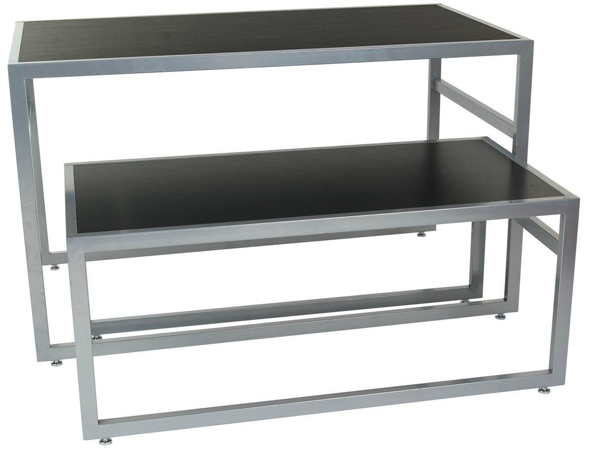Modern Nesting Tables have a Steel Construction