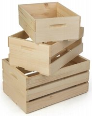 Wooden Crate Dump Bin