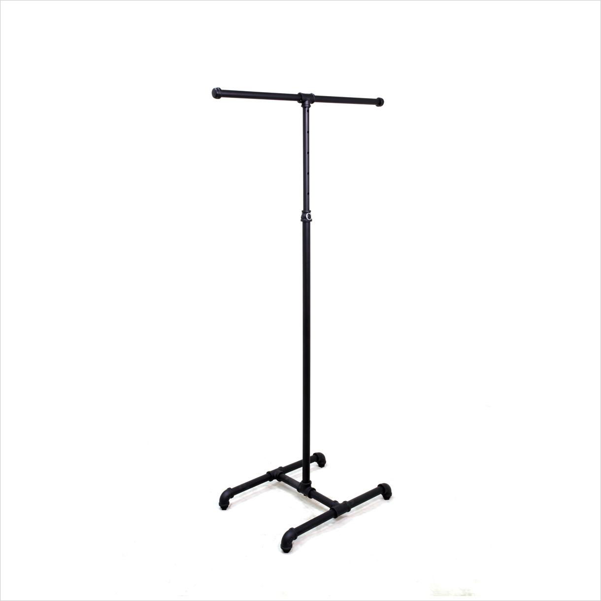 2 way pipeline rack with independently adjustable arms in anthracite grey finish