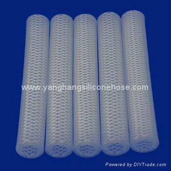 China Profeeional manufactuer Braided silicone hose tube