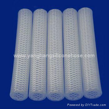 China Profeeional manufactuer Braided silicone hose tube 3