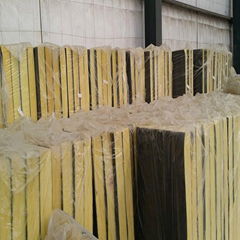 Glass wool with black fiber fabric