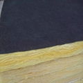 Glass wool with black fiber non-woven fabric