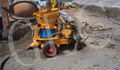 dry shotcrete machine application