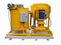 High shear grout agitator