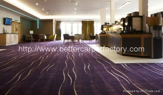 Luxury axminster carpet for hotel public area