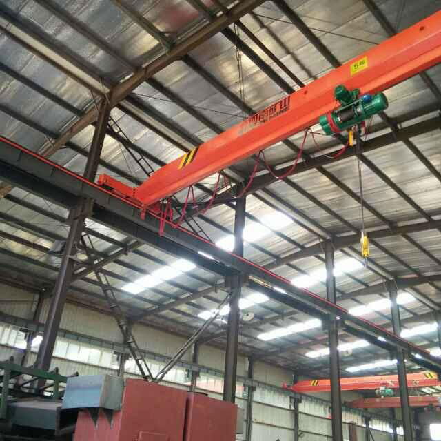 Electric proof single beam crane